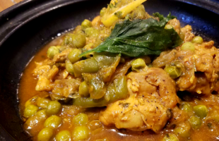 チキンと塩レモンのタジン　モロッコ料理Le Marrakech（ル・マラケシュ）